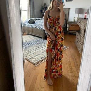 Floral maxi dress